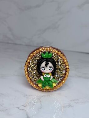 Handmade Tiana Inspired Compact Mirror
